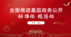 全面推進基層政務(wù)公開標(biāo)準(zhǔn)化規(guī)范化